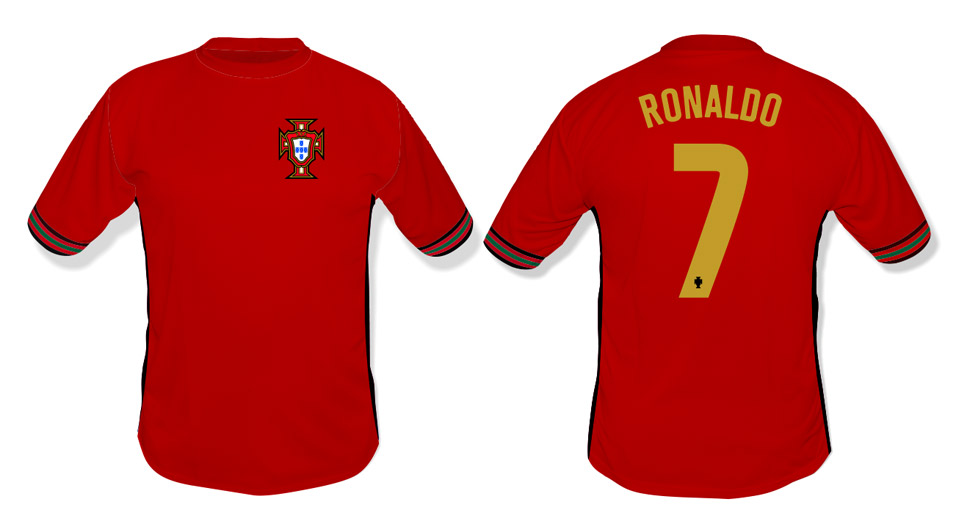 W&B Fotbalový dres Portugalsko Velikost: M