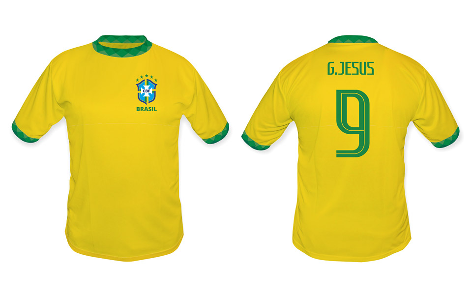 W&B Fotbalový dres Brazílie Velikost: XXXL