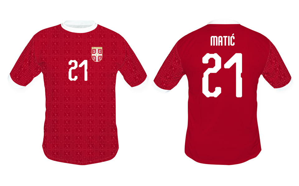 W&B Fotbalový dres Srbsko Velikost: S