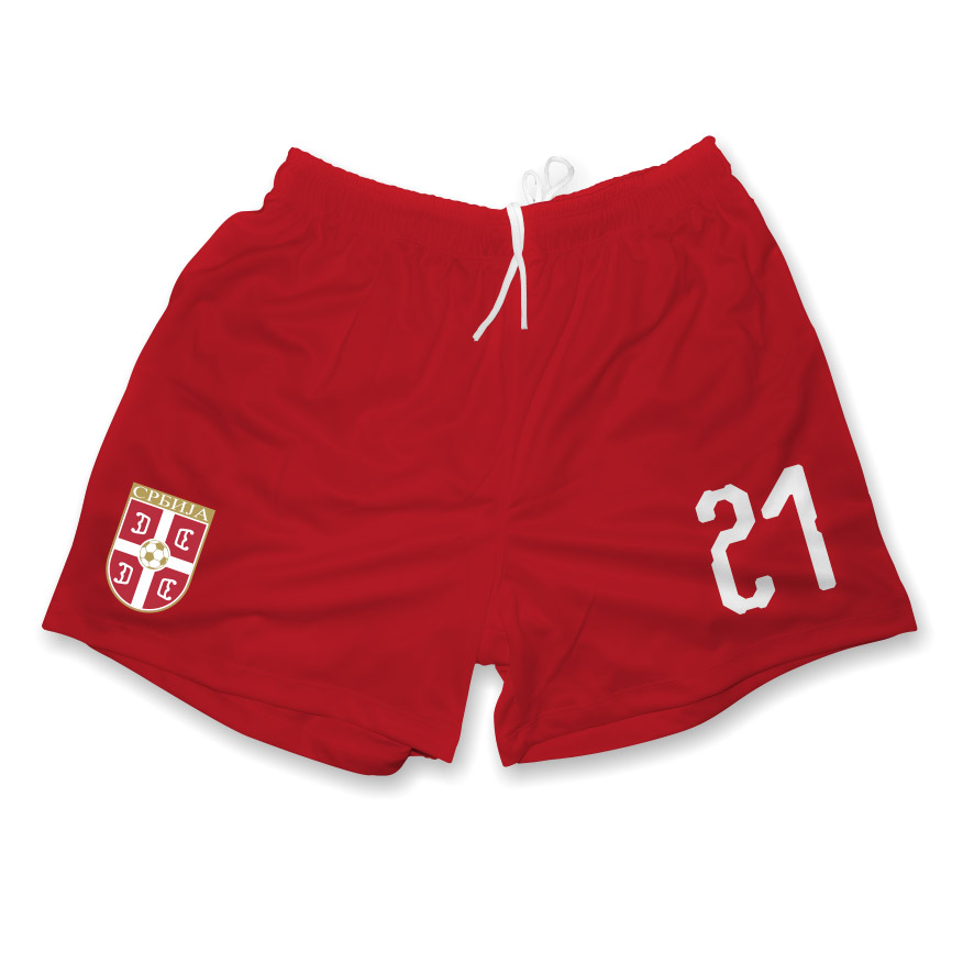 W&B Fotbalové trenýrky Srbsko Velikost: S