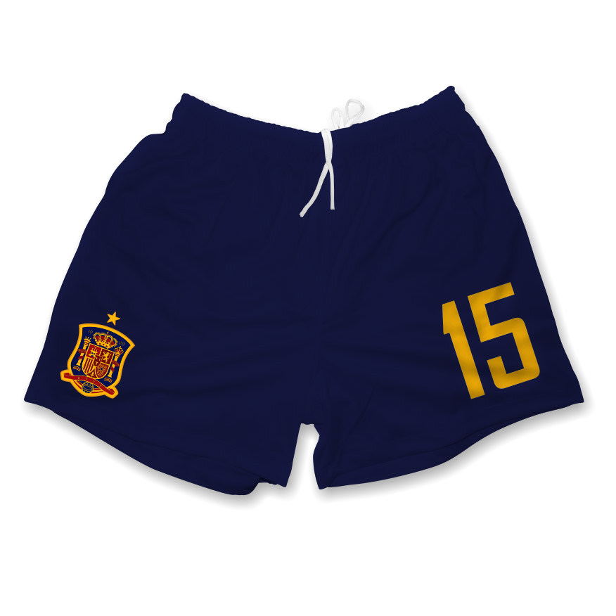 W&B Fotbalové trenýrky Španělsko Velikost: XL