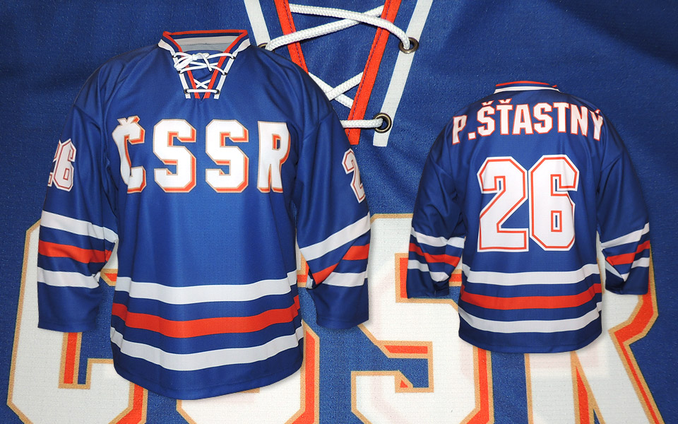 W&B Hokejový dres ČSSR nápis Velikost: 98