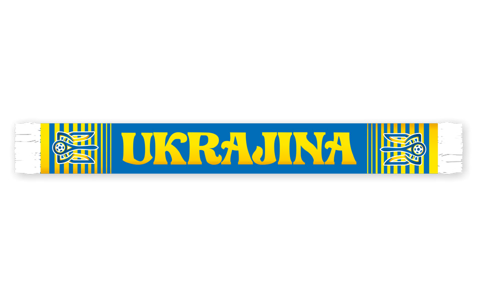 W&B Fotbalová šála Ukrajina