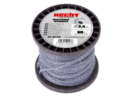 Struna štvorcová 2,4 mm x 60 m - HECHT 10406024