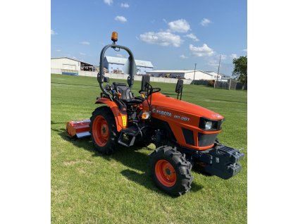 Traktor Kubota EK1261DT, pluh, rotavátor, závažie