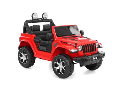 Akumulátorové autíčko - Jeep Wrangler Rubicon Red