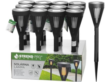 Lampa Strend Pro Garden Amorfa, solárna, 7,5x39,5 cm, Sellbox 12 ks