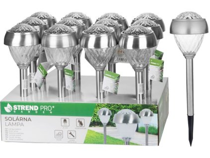 Lampa Strend Pro Garden Aurora, solárna, 9x38 cm, Sellbox 12 ks