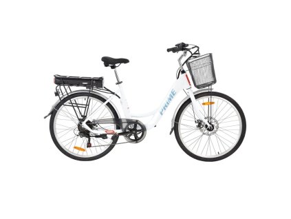 Elektrobicykel - HECHT PRIME WHITE (SET)