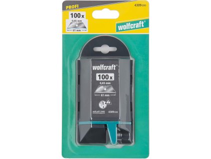 Wolfcraft 100 x profesionálny trapézové čepele 4309000