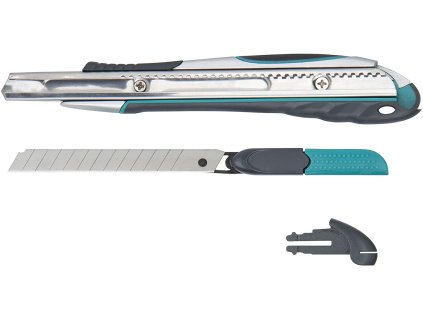 Wolfcraft profesionálny dvojitý nôž s odlamovacie čepeľou 9mm 4285000