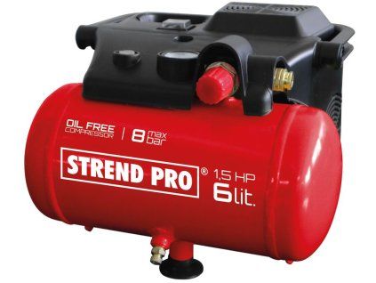 Kompresor Strend Pro BOF1506, bezolejový, 1,1 kW, 6 lit.