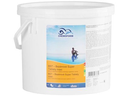 Tablety Chemoform 7605, 200 g, multifunkčné, pomalorozpustné, bal. 5 kg