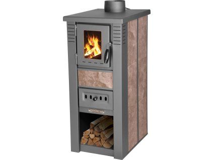 Kachle Pro LAVA Ceramic, mocca, 6,5 kW, 120 mm
