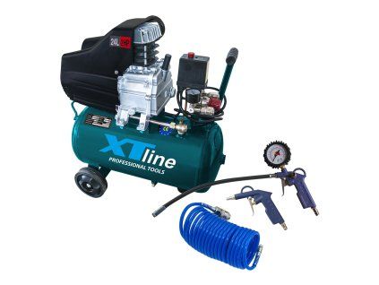 Kompresor olejový 1500W, 24l + příslušenství