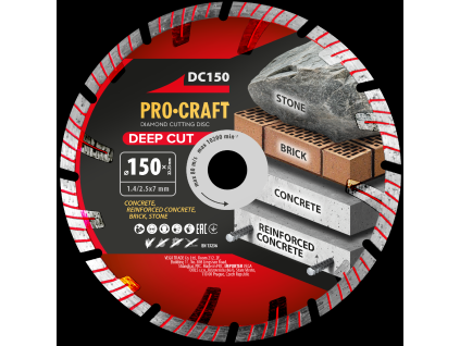 8234 diamantovy rezny kotuc deep cut procraft dc150 dc150