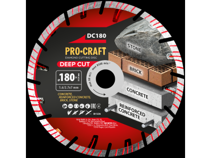 8235 diamantovy rezny kotuc deep cut procraft dc180 dc180