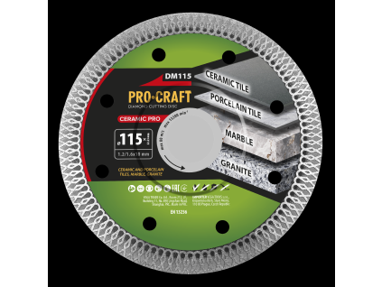 8237 diamantovy rezny kotuc ceramic pro procraft dm115 dm115