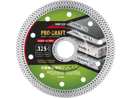 8238 diamantovy rezny kotuc ceramic pro procraft dm125 dm125