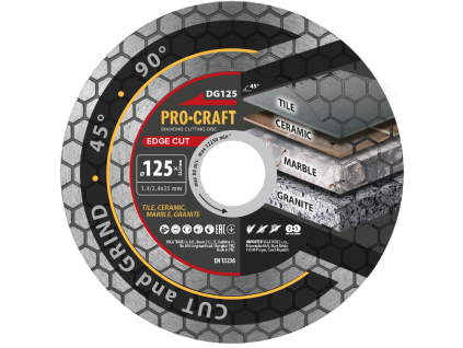 8240 diamantovy kotuc edge cut procraft dg125 dg125