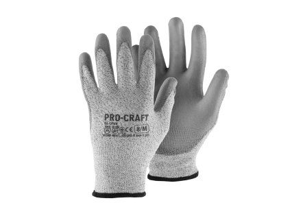 9163 pracovne rukavice polyuretanove odolne proti prerezaniu m procraft gl cpu8 gl cpu8