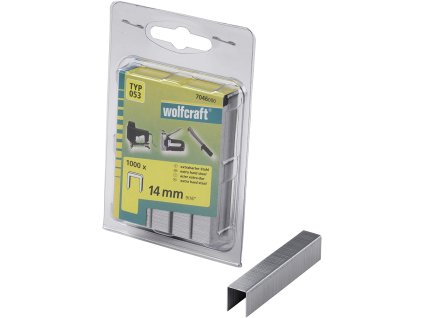 Wolfcraft Široké sponky do sponkovačky výška 14 mm 1000 ks 7046000