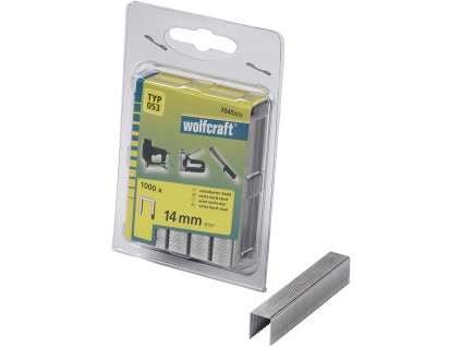 Wolfcraft Široké sponky do sponkovačky výška 14 mm 1000 ks 7045000