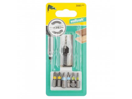 Wolfcraft Flipbit sada pre drevo 7-dielna 3085000