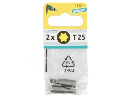 Wolfcraft Torx 2x bity, TX 25, 25mm 1212000