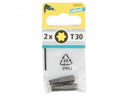 Wolfcraft Torx 2x bity, TX 30, 25mm 1213000