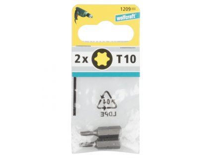 Wolfcraft Torx 2x bity, TX 10, 25mm 1209000