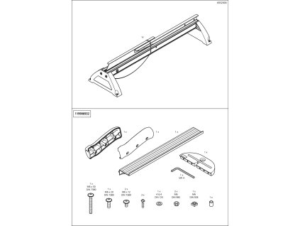 Náhradný diel Balení VNC 250, 6932(116106932) pro Wolfcraft VNC 250 Řezačka vinylových podlah 6932000
