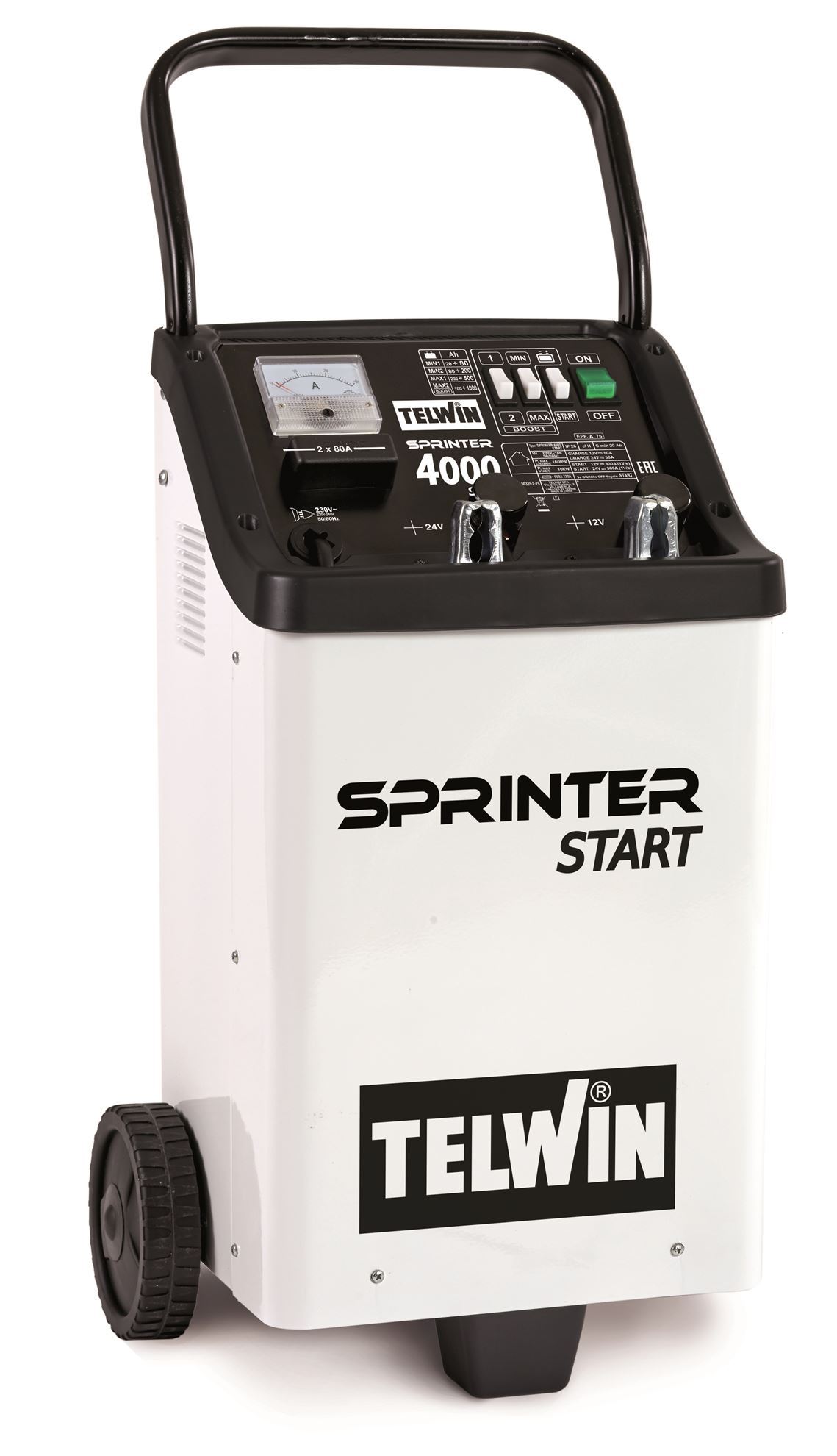Štartovací vozík s nabíjačkou Sprinter 4000 Start Telwin