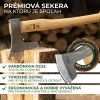 Sekera Strend Pro A633 Sandblaster 1800 g, drevená násada 900 mm