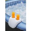 Sada MSpa® B0301350, 2x opierka hlavy, držiak na poháre, silikon