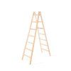 Rebrík Strend Pro, 7 priečkový, drevené štafle, 2,26 m, max. 150 kg
