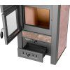 Kachle Pro TAURUS Ceramic, mocca, 12 kW, 120 mm, s rúrou na pečenie