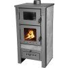 Kachle Pro TAURUS Ceramic, šedé, 12 kW, 120 mm, s rúrou na pečenie