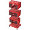 Box QBRICK® System ONE Workshop Red - Cart, 3x Toolbox, 4 dielna sada boxov na náradie
