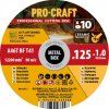 6749 sada reznych kotoucu procraft ysd125x10b ycd125x10b