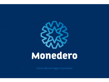 logotipo imagen corporativa monedero