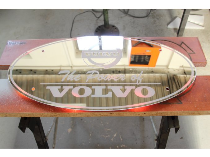 VOLVO LED iluminated mirror