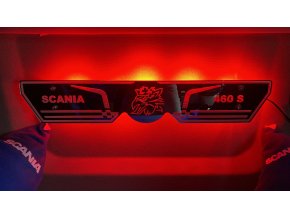 Scania LED wide mirror