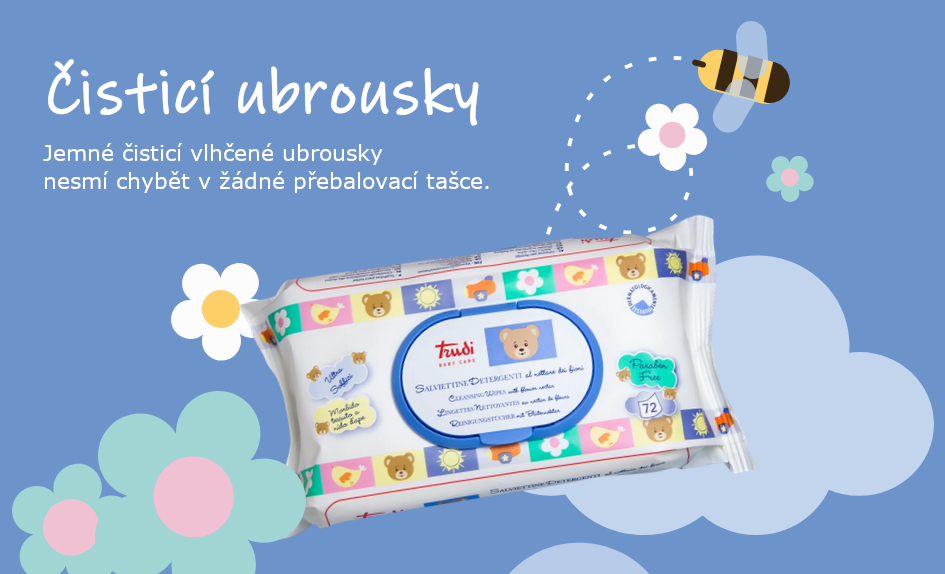 Trudi Baby čisticí ubrousky