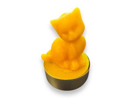 Čajová sviečka - Mačička