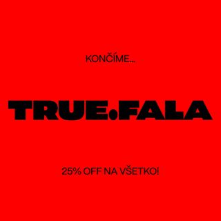 Po dlhom zvažovaní sme sa rozhodli značku Truefala ukončiť. Zostávajú posledné kusy oblečenia, ktoré už nikdy nebudú...