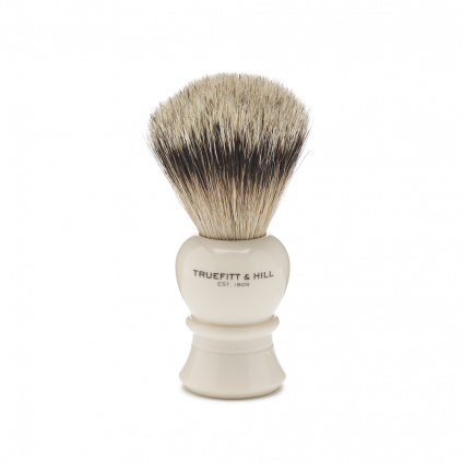 Faux Ivory Super Badger Shave Brush Regency