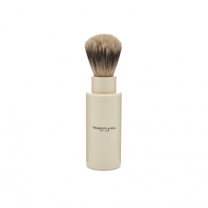 Turnback Travel Shave Brush Faux Ivory Super Badger