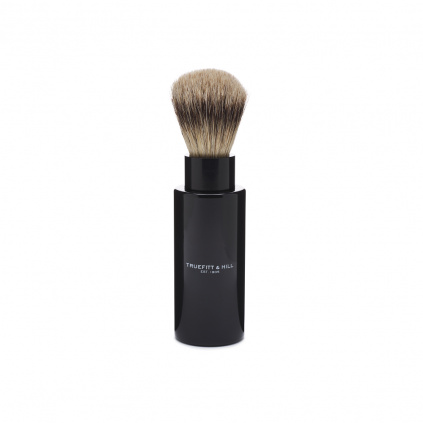 Turnback Travel Shave Brush Faux Ebony Super Badger 110mm