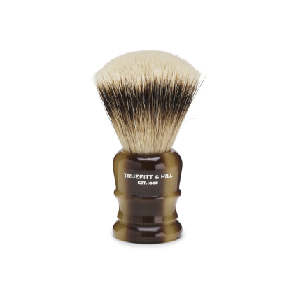 Faux Horn Super Badger Shave Brush Wellington Fan